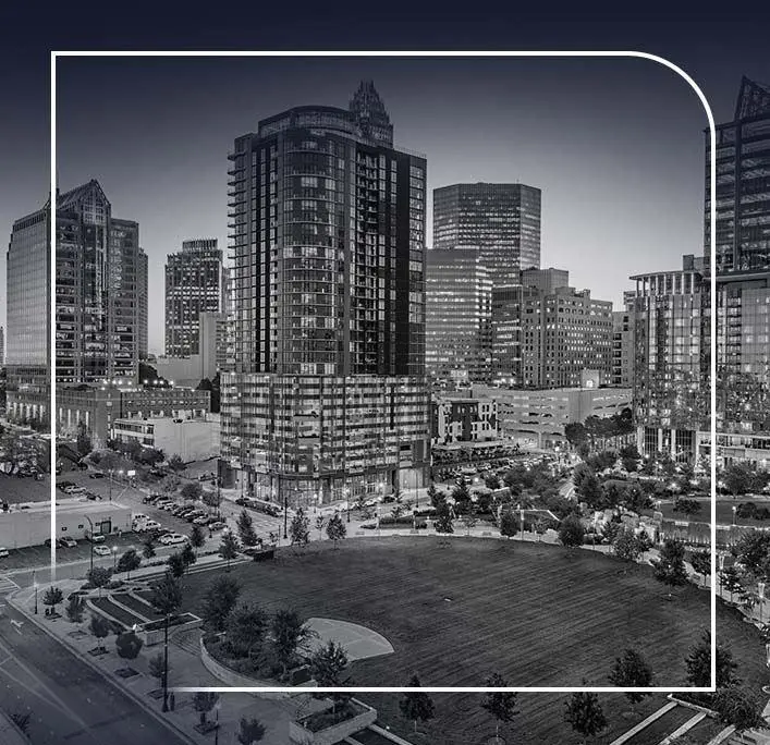 Charlotte city skyline