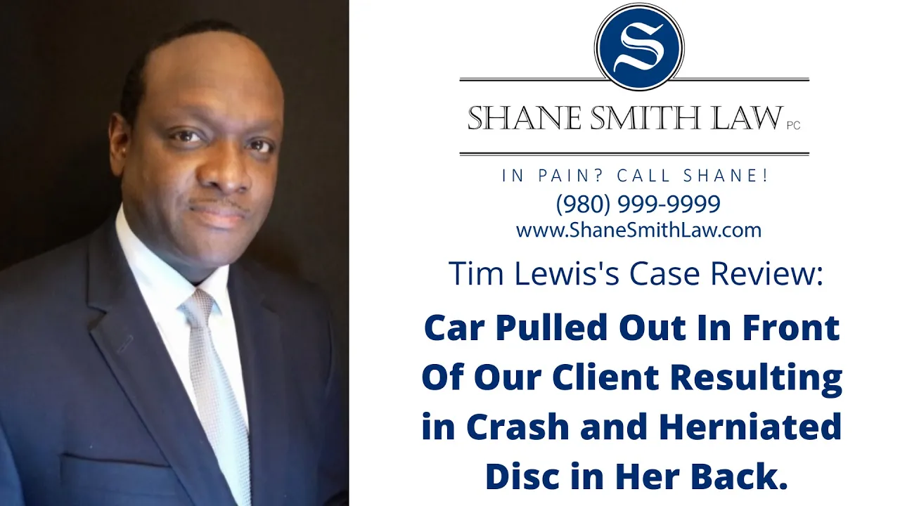 Car Pulled Out In Front Of Our Client Resulting In Crash and Herniated Disk