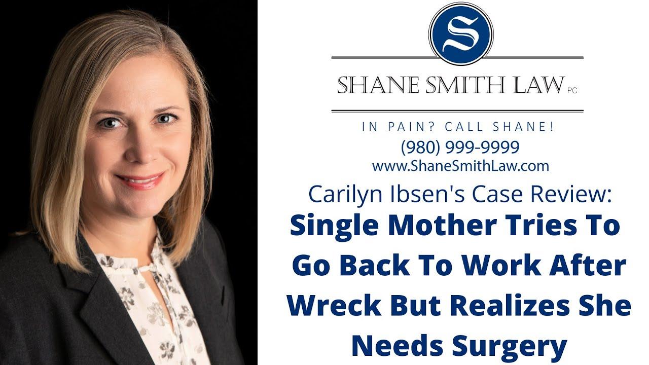Single Mother Tries To Return To Work After Wreck, Realizes She Needs Surgery