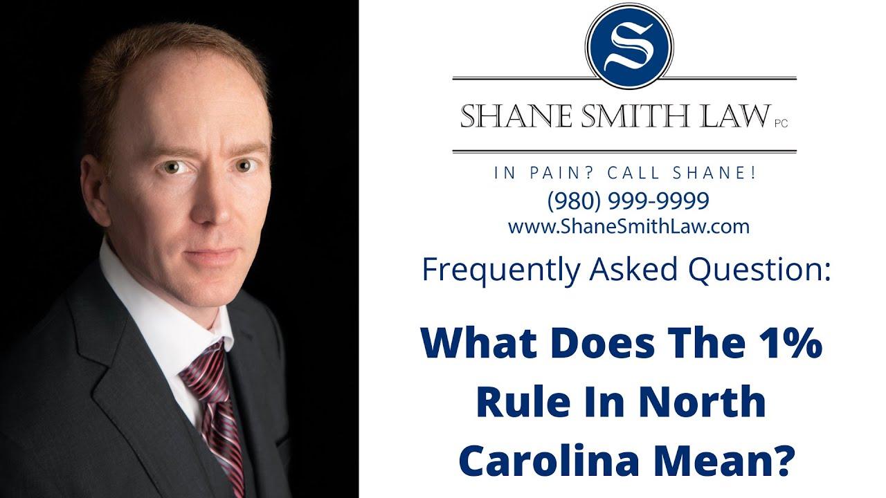 What Does the 1% Rule in North Carolina Mean?