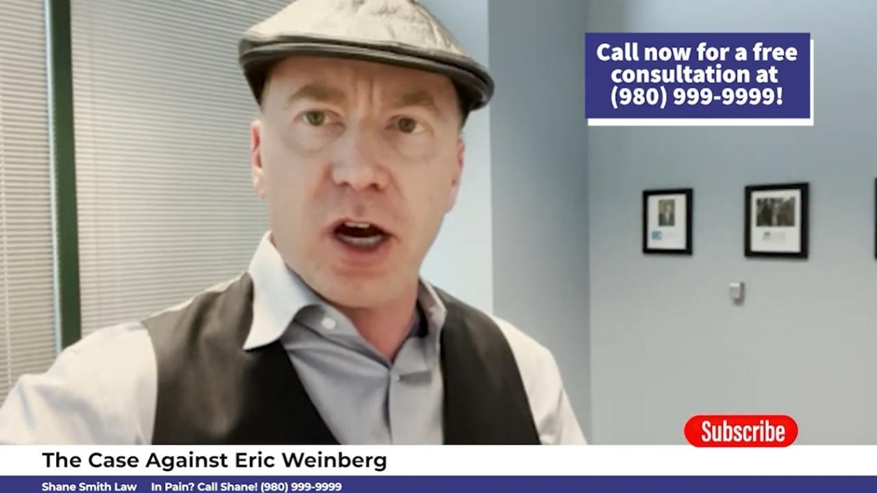 Informe de Crimen de Celebridades – Eric Weinberg – ¿Dolor? ¡Llama a Shane!