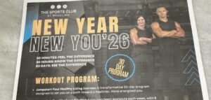 Gym flyer, new year, new you 2026