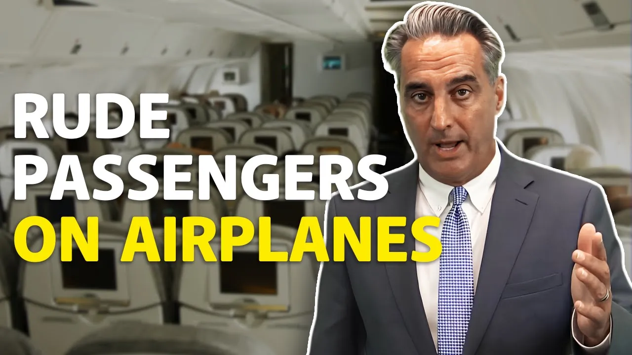 Derechos de los Pasajeros de Avión: Qué Hacer con Pasajeros Groseros o Molestos