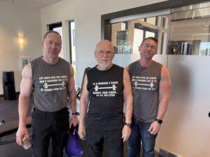 Attorney Shane Smith with his Father and Brother at the gym